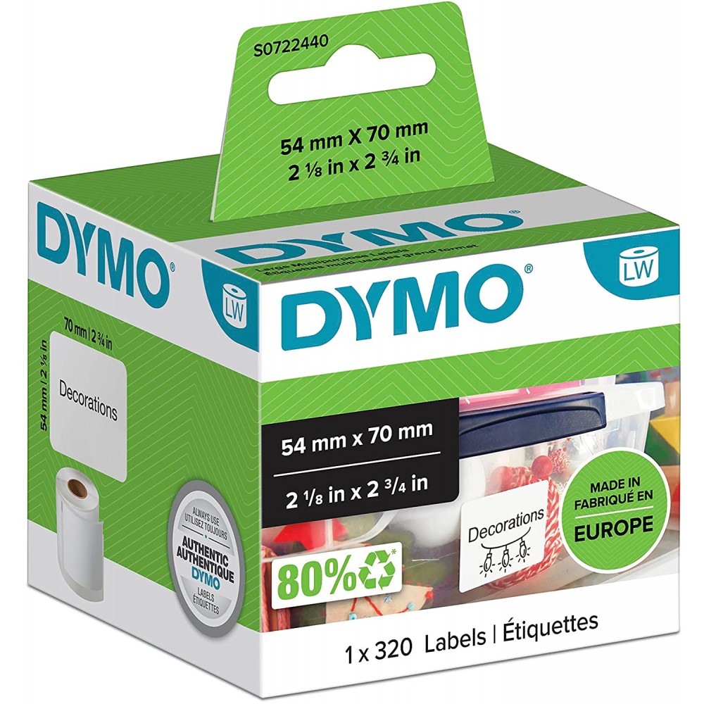 DYMO 99015 LW Çok Amaçlı Adres Etiketi 70x54 320 li Paket