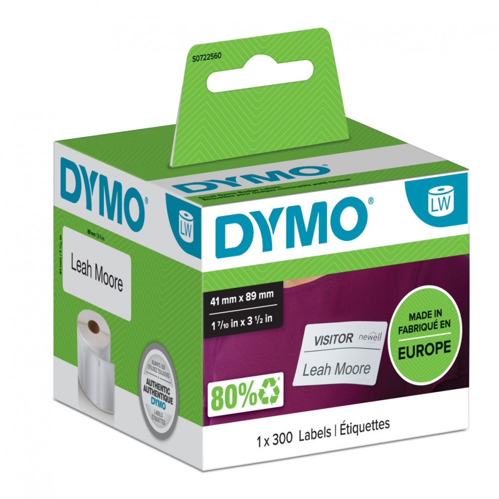 DYMO 11356 LW Çok Amaçlı Etiket 41x89mm / 300 lü Paket