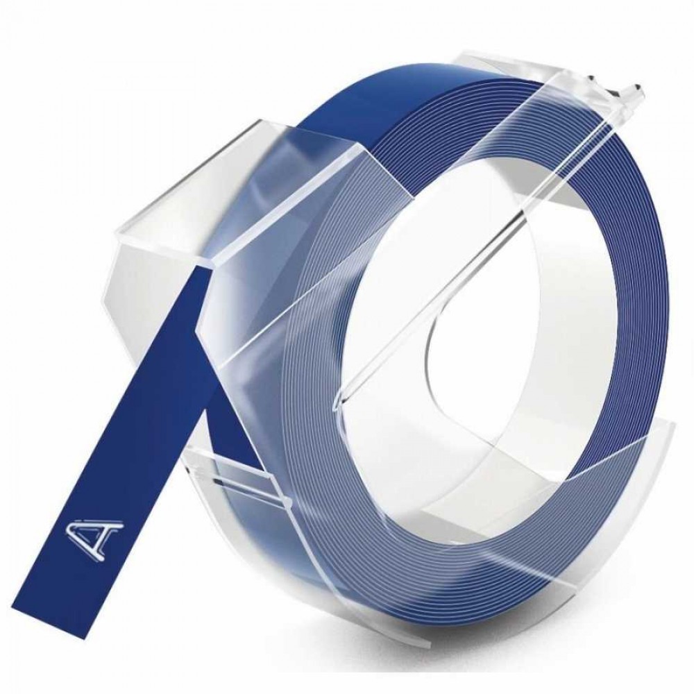 DYMO Mavi Plastik Kabartma Yedek Şerit (9mm x 3mt)